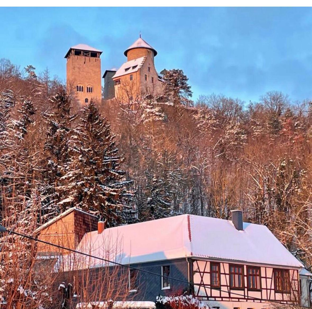 Sächsischer Hof in Treffurt, Startpunkt des Rundwegs